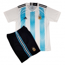 Детская футбольная форма сборной Аргентины Чемпионат Мира 2018 бело-голубая