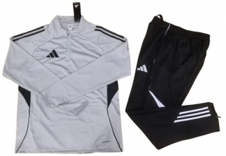 Тренировочный спортивный костюм Adidas 2026/2027 серый