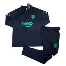 Тренировочный спортивный костюм Барселоны 2020/2021 черно-зеленый