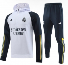 Спортивный костюм Реал Мадрид с капюшоном 2023/2024 белый