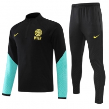 Тренировочный спортивный костюм Интер 2022/2023 черно-бирюзовый