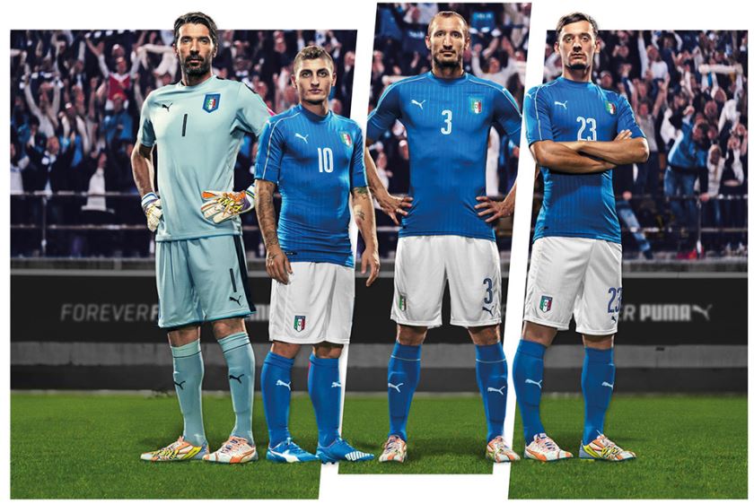 Форма сборной Италии Евро 2016