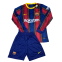 Детская футбольная форма Барселона с длинным рукавом 2020/2021 stadium домашняя
